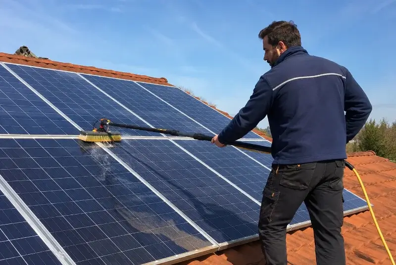 Nettoyage et entretien de panneaux solaires à Zegerscappel